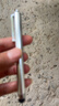 【限拍两单】触屏笔手机iPad平板手写笔触屏笔触控笔橡胶头苹果安卓通用 触屏笔【即拿即用】【银色】 实拍图