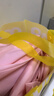 牧萌儿童雨衣带书包位男女童女孩加长全身学生雨披 粉色兔子 5XL 实拍图