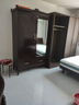 京东京造云栖卧室衣柜 现代简约环保ENF级家用家具 四门推拉门胡桃色 实拍图