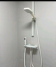 四季沐歌淋浴花洒套装A23系列奶白精铜淋浴器简易分体式花洒全套 实拍图