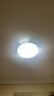 惠普精工卧室吸顶灯led现代简约餐厅书房灯具圆形50cm遥控三色 实拍图