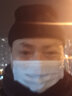 啄木鸟 帽子男冬季加绒加厚毛线帽护耳防寒冷帽针织帽潮骑行保暖棉帽 黑色帽子+脖套 实拍图