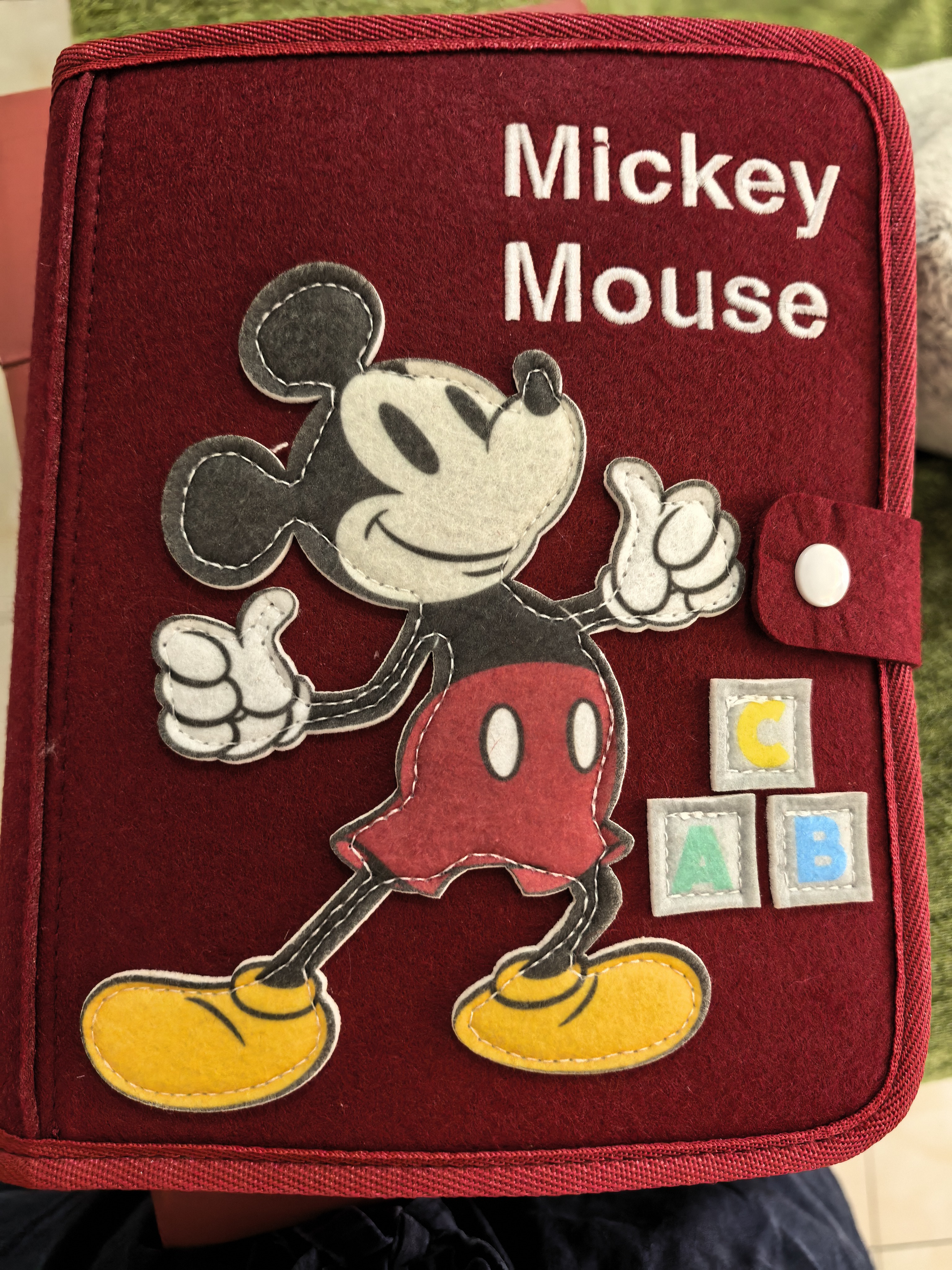 迪士尼（Disney）婴儿蒙氏早教布书儿童玩具0-1-3岁2土豪撕撕书一周岁宝宝生日礼物 米奇布书丨16大场景+探索+精美礼盒 新生儿见面礼婴儿玩具0-1岁男孩女孩周岁61儿童节礼物 实拍图