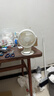 得力【行业TOP1-热销100W+】桌面usb风扇小型电风扇学生宿舍办公室工位寝室床头轻音小风扇-LK220白 实拍图