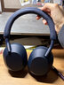 索尼（SONY）WH-1000XM5 头戴式无线耳机 蓝牙降噪耳机1000XM4升级款 网课游戏 华为苹果适用礼物送男女友学生 深夜蓝 实拍图