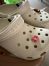 卡骆驰（CROCS）檀健次同款经典洞洞鞋轻便百搭女沙滩鞋包头拖鞋男鞋|10001 骨白色-2Y2(含智必星) 37 /38(230mm) 实拍图