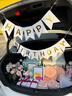 阿宝丽后备箱生日气球惊喜浪漫布置汽车尾箱场景布置男女孩生日装饰 实拍图
