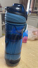 施密特（simita）运动水杯大容量夏季tritan塑料杯男女士健身水壶学生水杯 迈阿密蓝650ml 实拍图