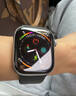 Apple/苹果 Watch S11 智能手表GPS款46毫米玫瑰金色铝金属表壳淡桃粉色运动型表带M/L MEVU4CH/B 实拍图