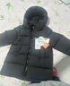 保姆鹅  【风墙】儿童羽绒服宝宝中长款护脸加厚外套保暖童装[NG2664] 炭黑 110 实拍图