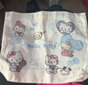 kitty帆布包大容量春夏新款卡通帆布包可爱通勤包小众百搭手提包 KT猫【蓝色-无挂件】 实拍图