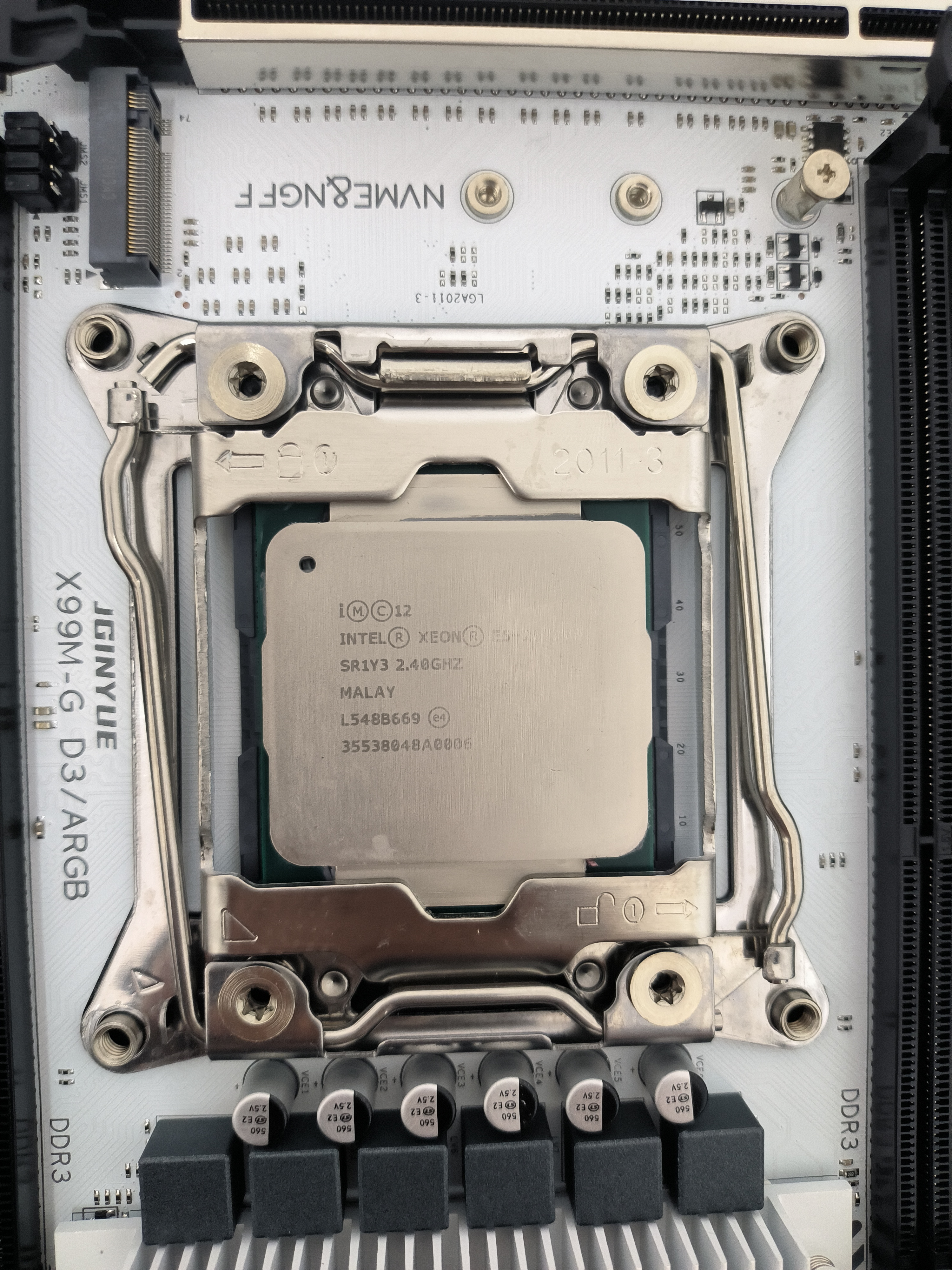 精粤X99主板CPU套装台式机电脑游戏多开主板至强E5主板DDR3/DDR4内存E5 2666V3/2696V3/2680V4/2678V3 精粤X99M-G D3 ARGB主板 搭配E5 2673V 实拍图