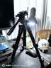 云腾608桌面三脚架单反相机手机通用小巧支架直播vlog旅行爬楼户外微距摄影小型便携三角架横竖可调款 608三脚架【送手机夹+脚架袋】 实拍图