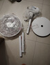 美的（Midea）【飓风节能】七叶柔风立式电风扇/家用轻音落地扇/台式小型风扇/大风力遥控定时摇头风扇 SAH35BSJ 实拍图