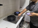 德意（DE&E）【星火】不锈钢燃气灶 煤气灶双灶台家用可调节底盘 5.2kW猛火70%热效率嵌入式JZT-716G（天然气） 实拍图