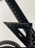 晨光（M&G）铝合金黑套尺尺子套装小学生考试 4件套（直尺15cm+三角尺*2+量角器）中高考 实拍图
