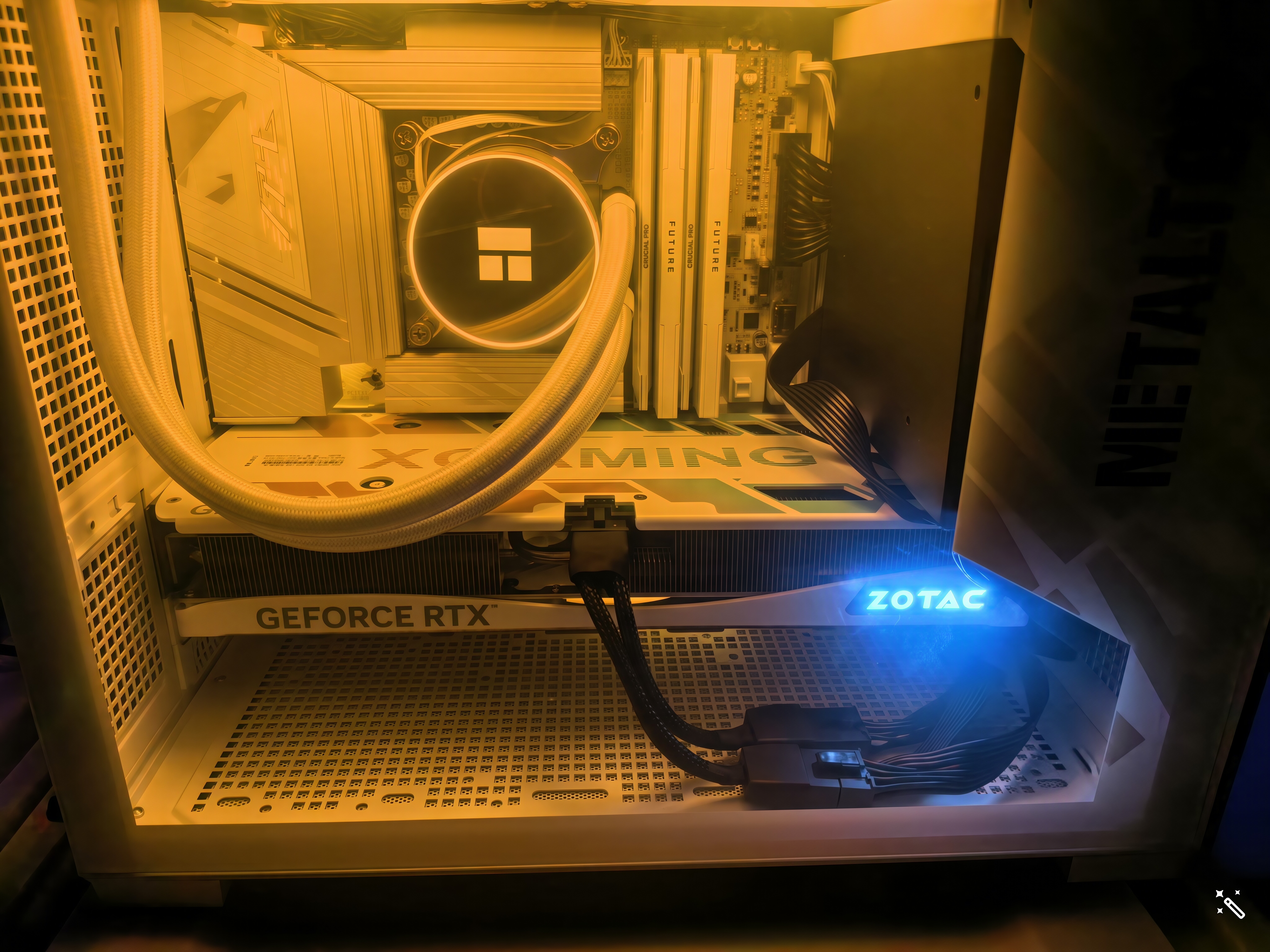 利民（thermalright）Frozen Magic 240 WHITE ARGB V2 冰封幻境 一体式水冷散热器 FM240 WHITE ARGB V2 实拍图