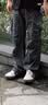 adidas「面包鞋」GRAND COURT BASE 00s休闲低帮板鞋男女阿迪达斯   灰色/黑色/酱紫   42.5 实拍图