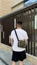 Navigare意大利小帆船男士斜挎包头层牛皮单肩包男挎包通勤男包送生日礼物 实拍图