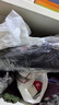 天堂伞 加大雨伞三折 经典商务伞格纹10骨加大雨伞男女 藏青 实拍图
