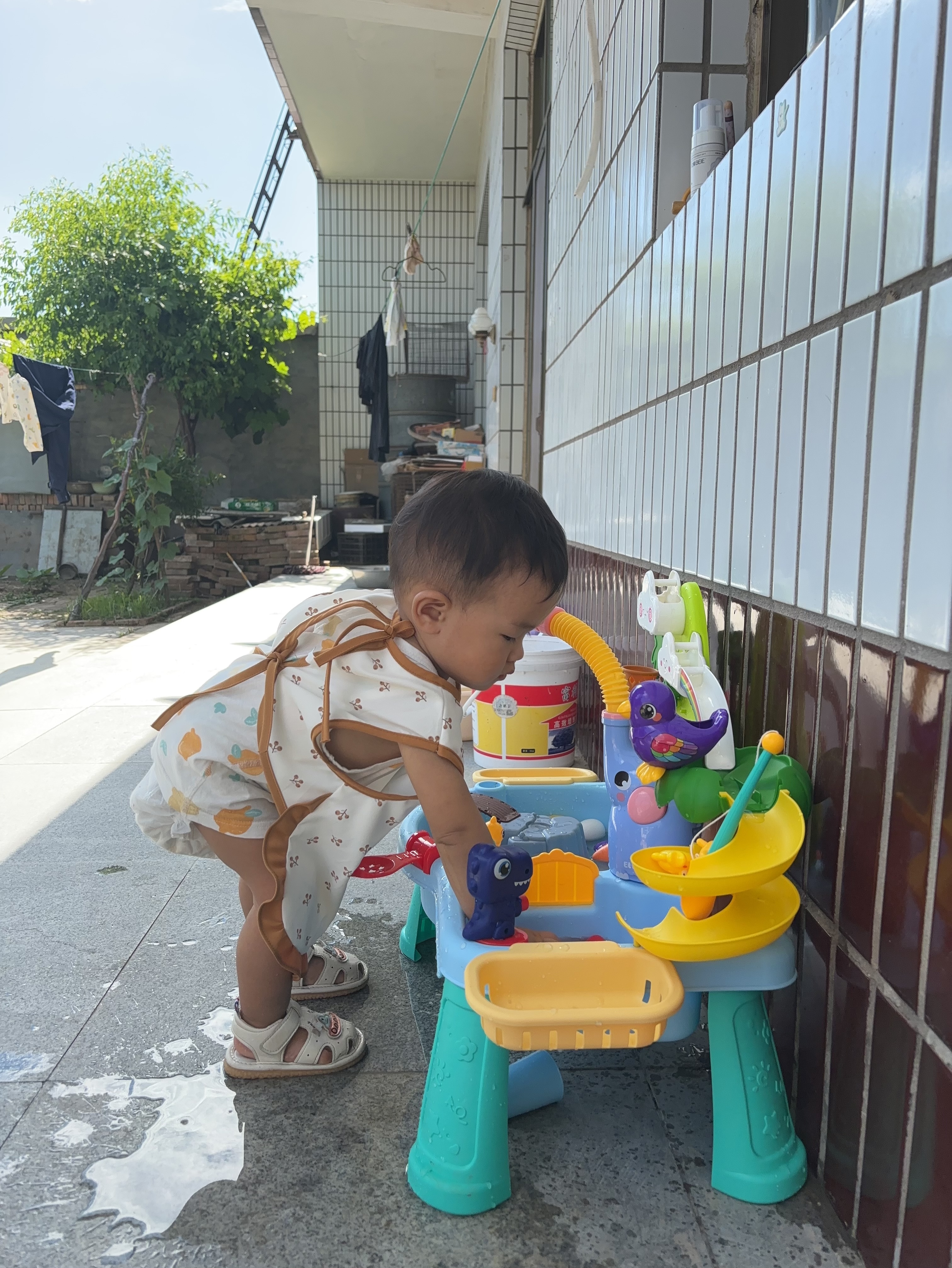贝瑞加（Babyprints）儿童背心2件装男女宝宝夏季无袖打底衫纯棉坎肩吊带上衣 绿80 实拍图