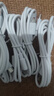 USB小夜灯LED数据线type-c充电线100W手机超级快充一拖三 6A快充线（1米） 三条装 实拍图