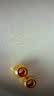 999足金小金珠光面黄金转运珠3D硬金DIY散珠 1颗-3mm小金珠 实拍图