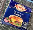 总统（President）法国进口汉堡专用切达芝士片（奶酪制品）200g一包 披萨 马苏里拉 实拍图