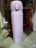 膳魔师（THERMOS）保温杯500ml大容量男女士儿童不锈钢保温保冷水杯子JNL-503 PPL 实拍图