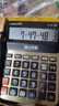 卡西欧（CASIO）语音计算器蟠龙金 真人发音金属机身趣味弹奏办公用品财务专用语音款 DY-120 实拍图