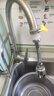 九牧王水龙头全铜增压冷热厨房水龙头洗菜盆电热水龙头即热式厨宝 【电镀银】厨房冷热龙头增压防溅 送80cm进水管 实拍图