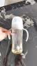 贝亲（Pigeon）自然离乳PPSU重力球吸管奶瓶双把手330ml12月+(附带奶嘴12月*2支) 实拍图
