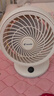 海尔（Haier） 统帅空气循环扇电风扇台扇小风扇涡轮扇家用节能风扇台式壁挂音轻定时摇头办公学生宿舍桌面风扇 基础款LSF-CM101(W) 实拍图