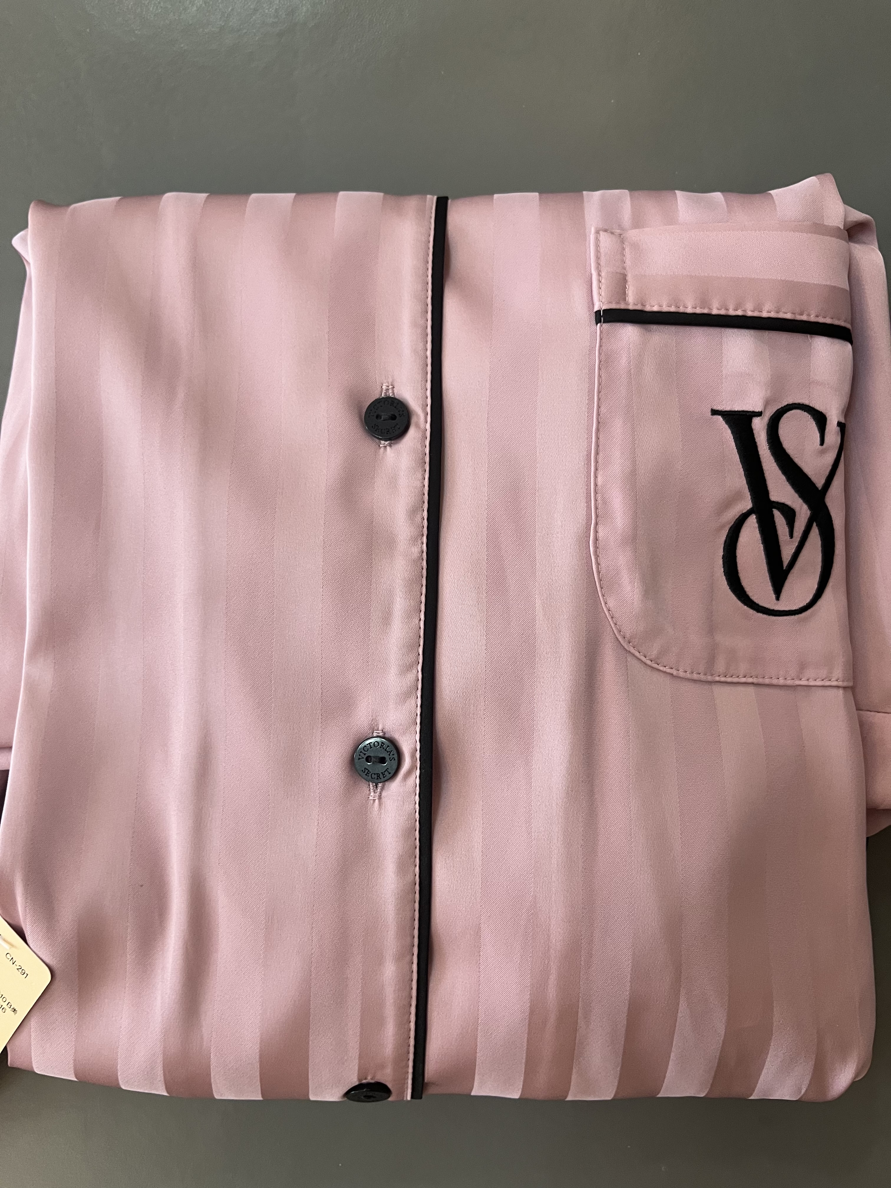 维多利亚的秘密（Victoria's Secret）维密 杨幂同款 水光绸提花家居服舒适丝滑短袖睡衣套装女 实拍图
