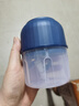 绞肉机小型打蒜器家用绞蒜切蒜器多功能辅食料理机电动蒜泥神器蒜蓉机自动切菜机压蒜器 宝蓝色- 0.26L （升级大电机） 实拍图