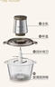 小熊（Bear）绞肉机家用 绞馅机 碎肉机 多功能料理搅拌 打蒜器电动 搅肉机 约2升双刀QSJ-B03E1【价保618】 实拍图