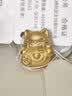 周六福硬金招财猫黄金转运珠男女足金生日礼物A1610417 礼盒版约0.91g 实拍图