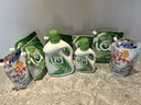 妈妈壹选天然植皂洗衣液17斤（瓶3kg+瓶1kg+袋1kgx4+500g）洁净清香 实拍图