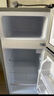 爱妻（AICHEN）小冰箱迷你小型家用冷藏冷冻两用宿舍出租房用双门办公室电冰箱节能省电 【一级能效】116L银色【三天约一度电】 实拍图