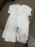 童泰（TONGTAI）婴儿短袖连体衣夏季纯棉儿童衣服宝宝开裆哈衣爬服睡衣白色90cm 实拍图
