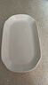 品聚德骨瓷长方形大号鱼盘家用纯白蒸鱼盘子10/14英寸深鱼盘餐具盛鱼盘 骨瓷莲花鱼盘 10英寸 1个 实拍图