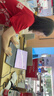宜家（IKEA）奥思迪复古卧室台灯床头灯拉绳式装饰氛围灯 白色黄铜台灯+E27灯泡600流明 实拍图
