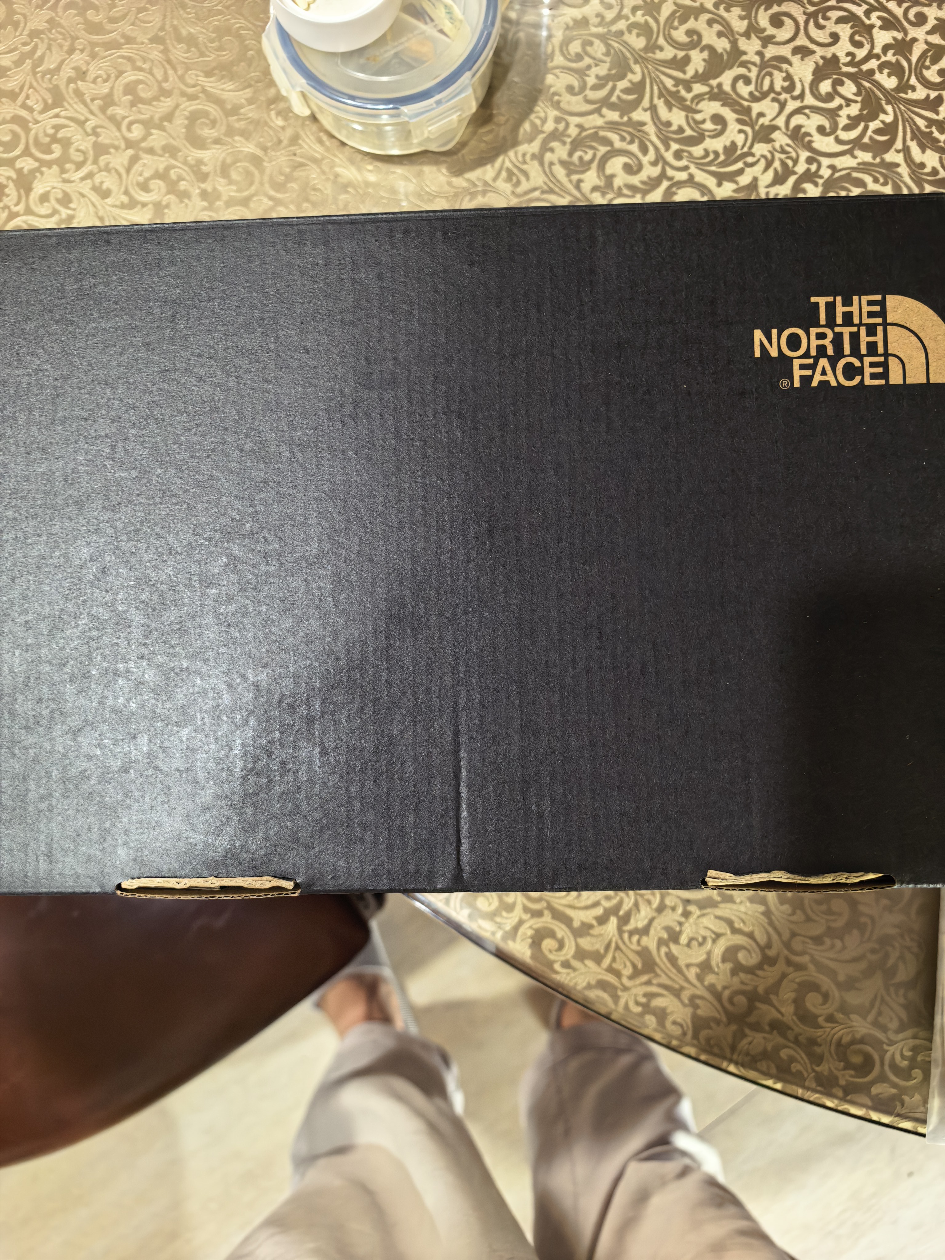 The North Face北面男女同款休闲鞋透气网面营地鞋7W4D 浅灰色/GKP 9 实拍图