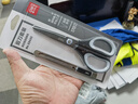 【开学必备】得力(deli)特氟龙防粘胶剪刀170mm 金属美工刀小号 办公用品  快递刀快递剪刀 颜色随机33432 实拍图