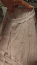 女婴儿连体衣夏季薄款纯棉提花宝宝衣服长袖空调服夏装外出服 紫色 80cm 实拍图