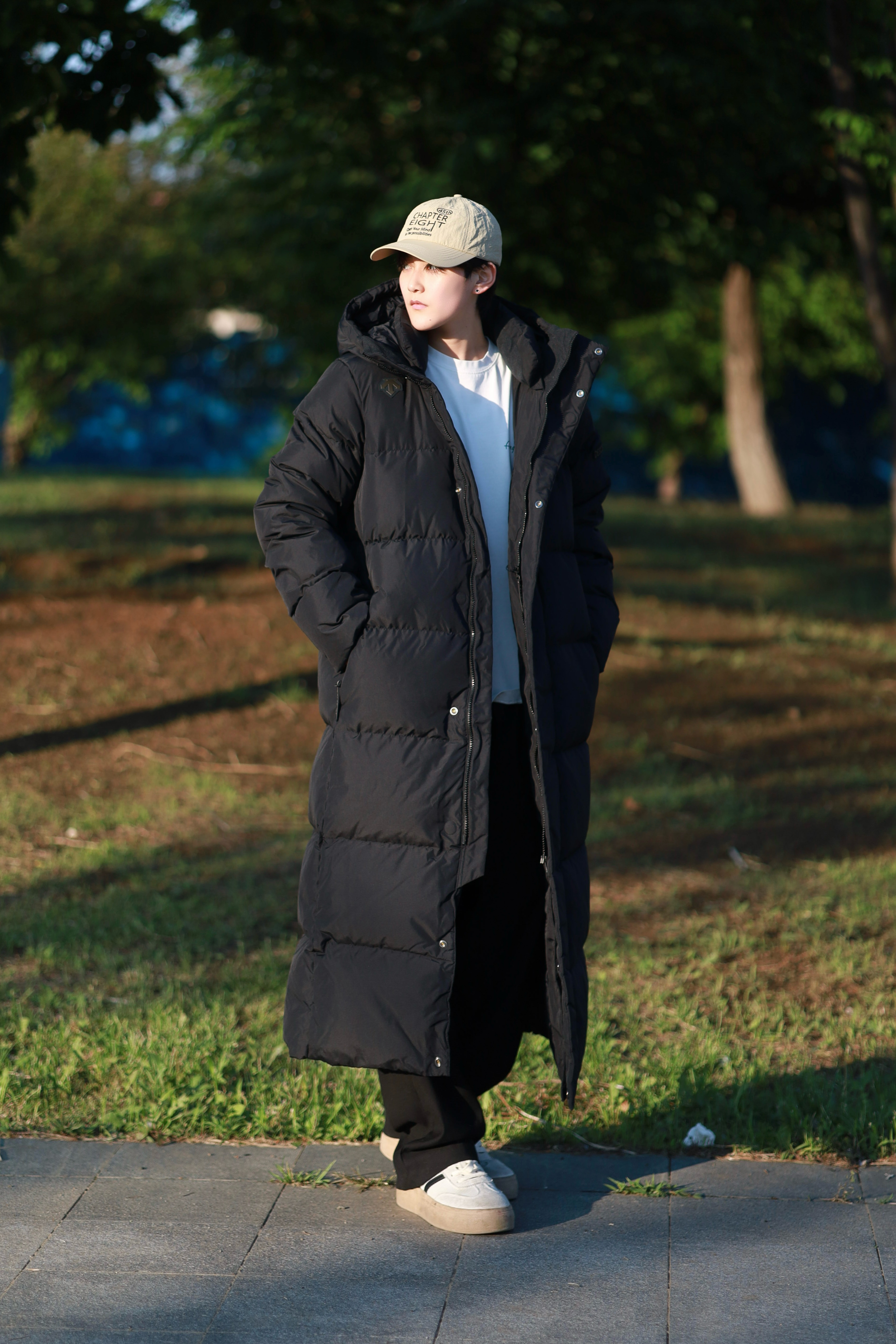 迪桑特（DESCENTE）迪桑特SKI STYLE系列HEAT NAVI男女款长款鹅绒运动羽绒服 男子BK-黑色-D5491SDJ55 M (男170/女165) 实拍图