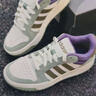 adidas ENTRAP美式校园风运动少年感复古篮球风板鞋男女阿迪达斯 汉玉白/岩层橄榄绿/银灰绿   41 实拍图