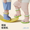 倍可安卡通鲨鱼拼色款儿童雨鞋男童雨靴女宝水鞋防水幼儿小学生上学专用 公主粉【雨鞋】 15 cm内长【脚长14.5/约2-3岁穿】 实拍图