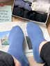 七匹狼100%纯棉袜子男夏薄款2026年新款抗菌透气防臭船袜男提耳短袜6双 实拍图