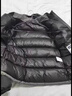 保姆鹅  【风墙】儿童羽绒服宝宝中长款护脸加厚外套保暖童装[NG2664] 炭黑 130 实拍图